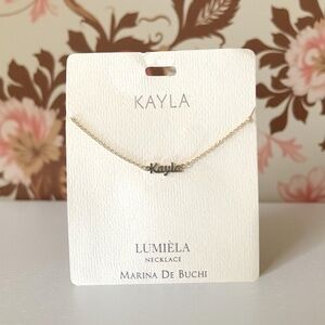 NEW  Lumiela "Kayla" Personalized Necklace  - KAYLA